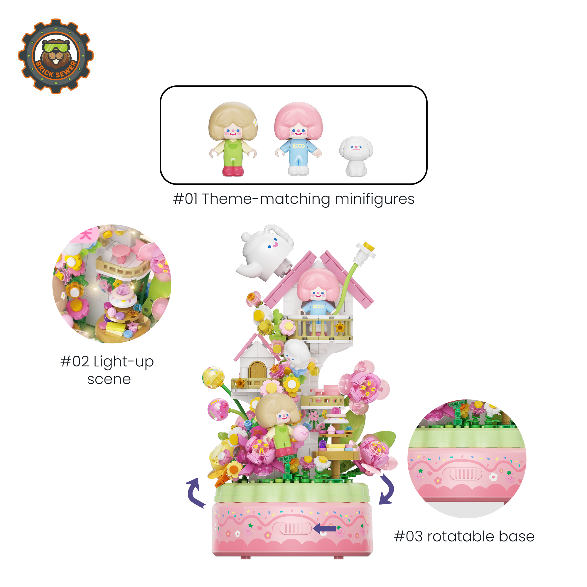 [Free Shipping] Mother’s Day Duo – Tea Party & Star Garden Floral Set