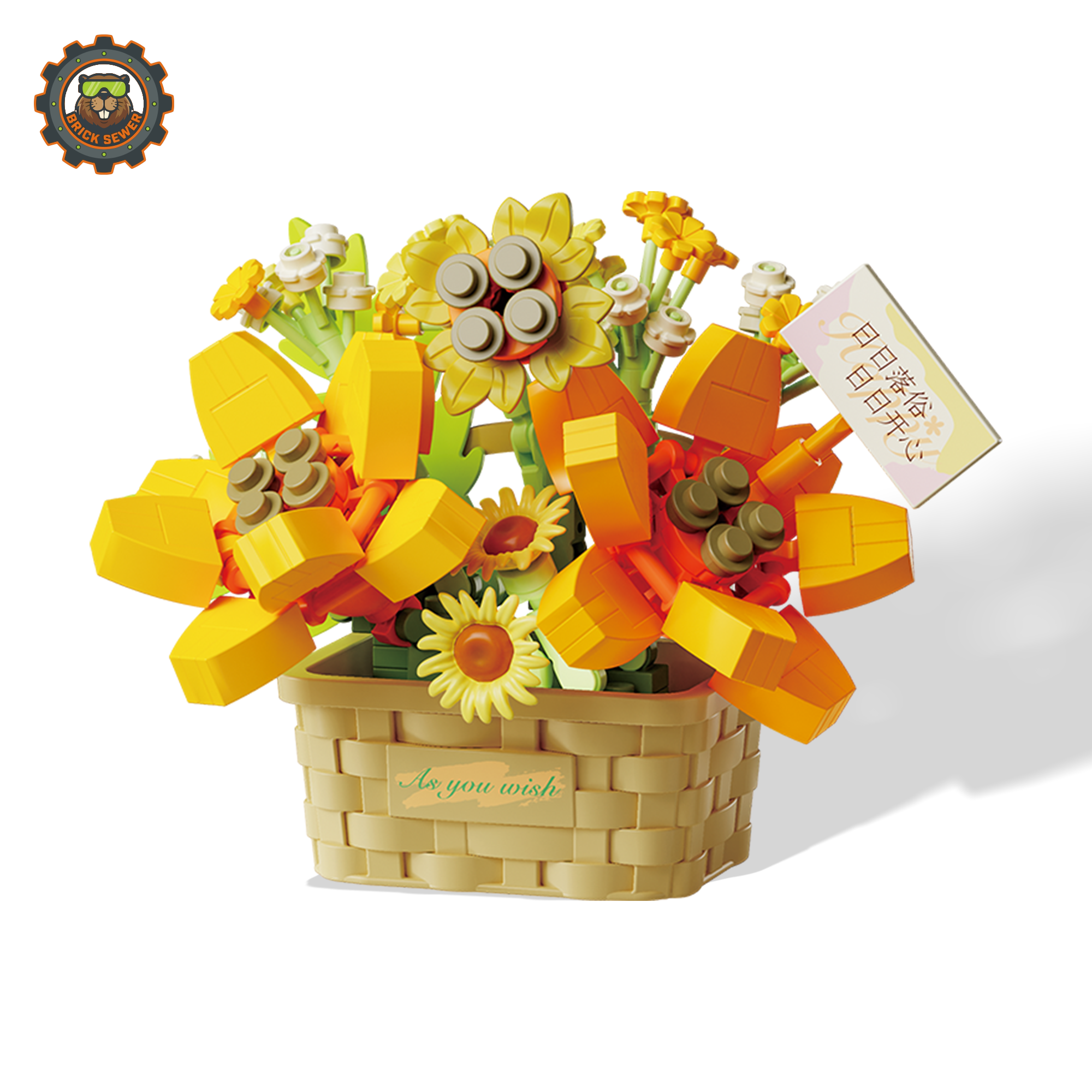 【Free Shipping】Valentine's Bloom Bundle: Whisper of Bloom 4-in-1 Bundle - colorful flower basket arrangement