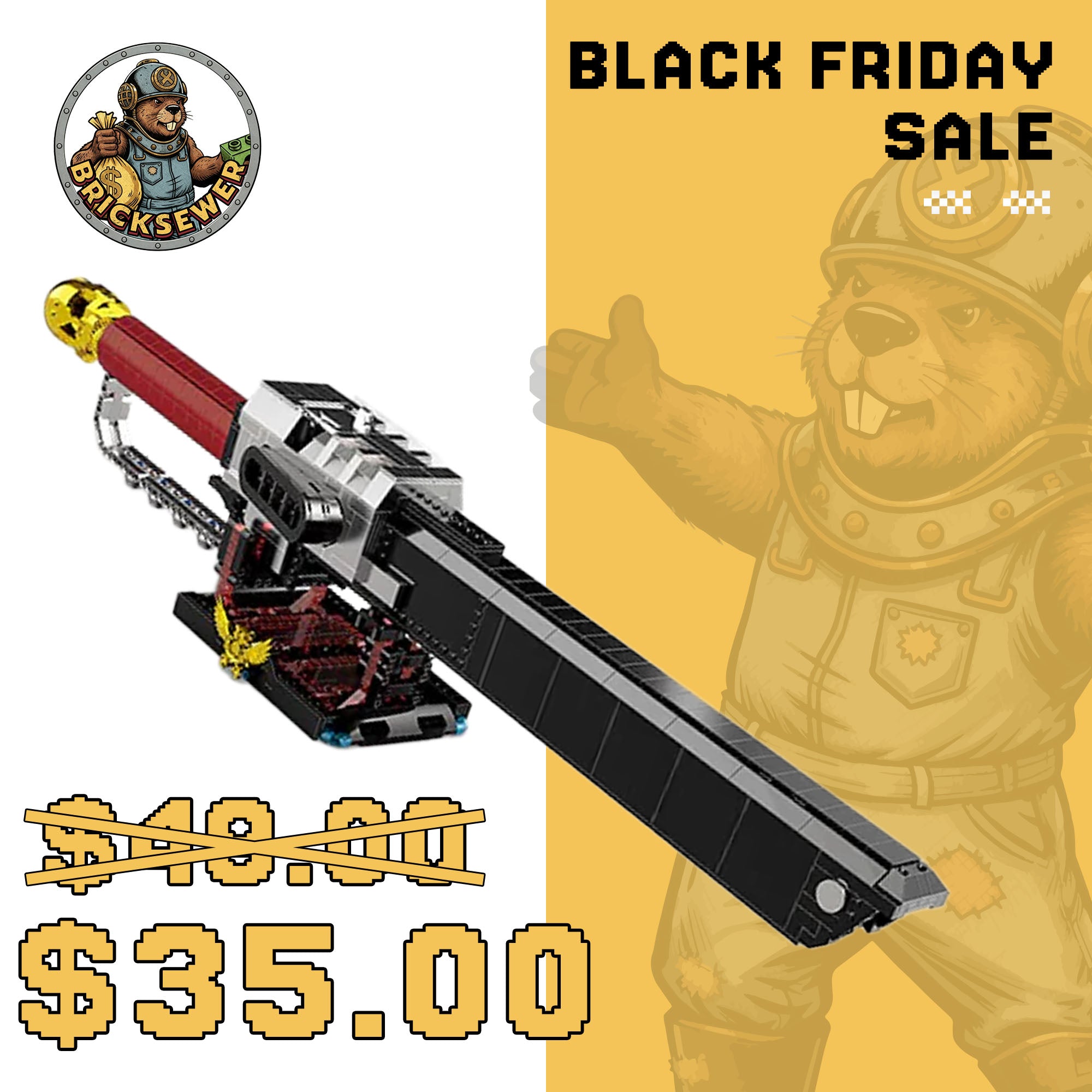 CBOX JD028 Serrated Battle Hammer Game