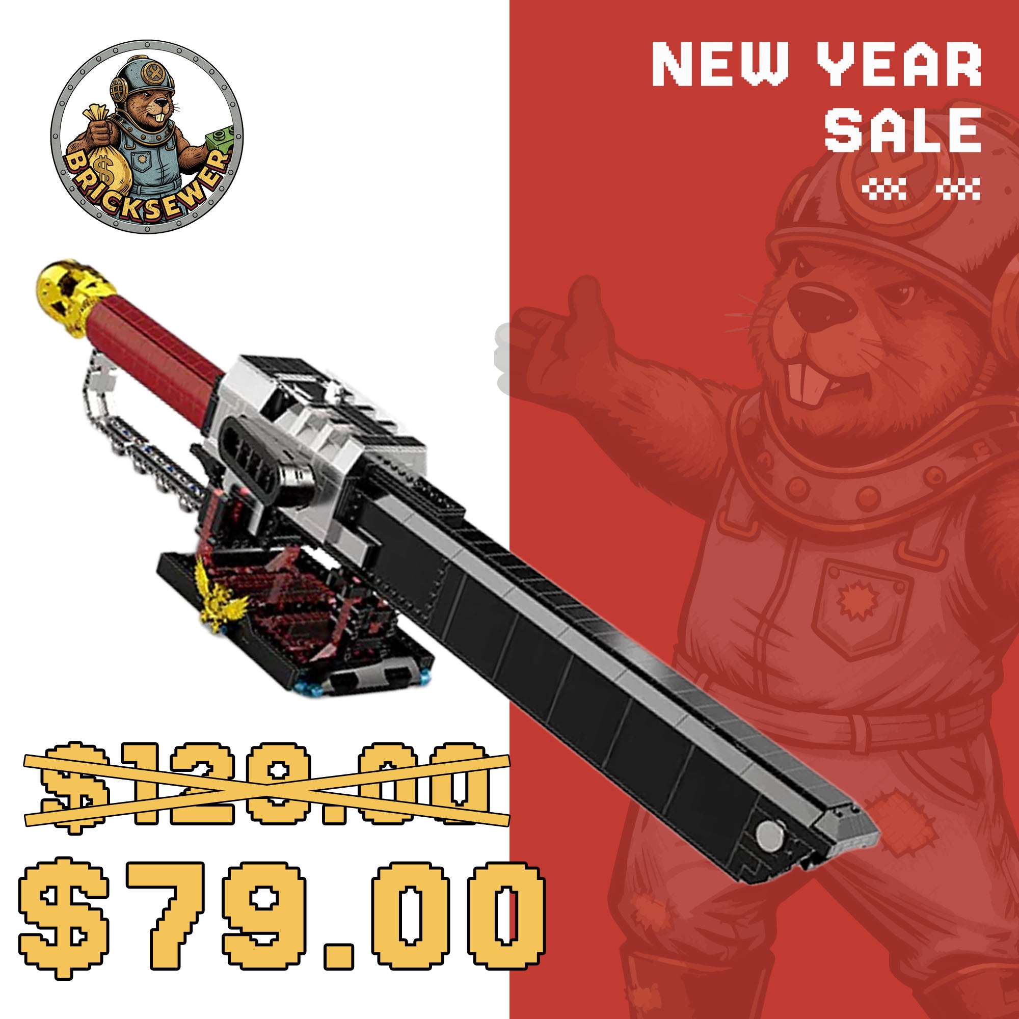 CBOX JD028 Serrated Battle Hammer Game