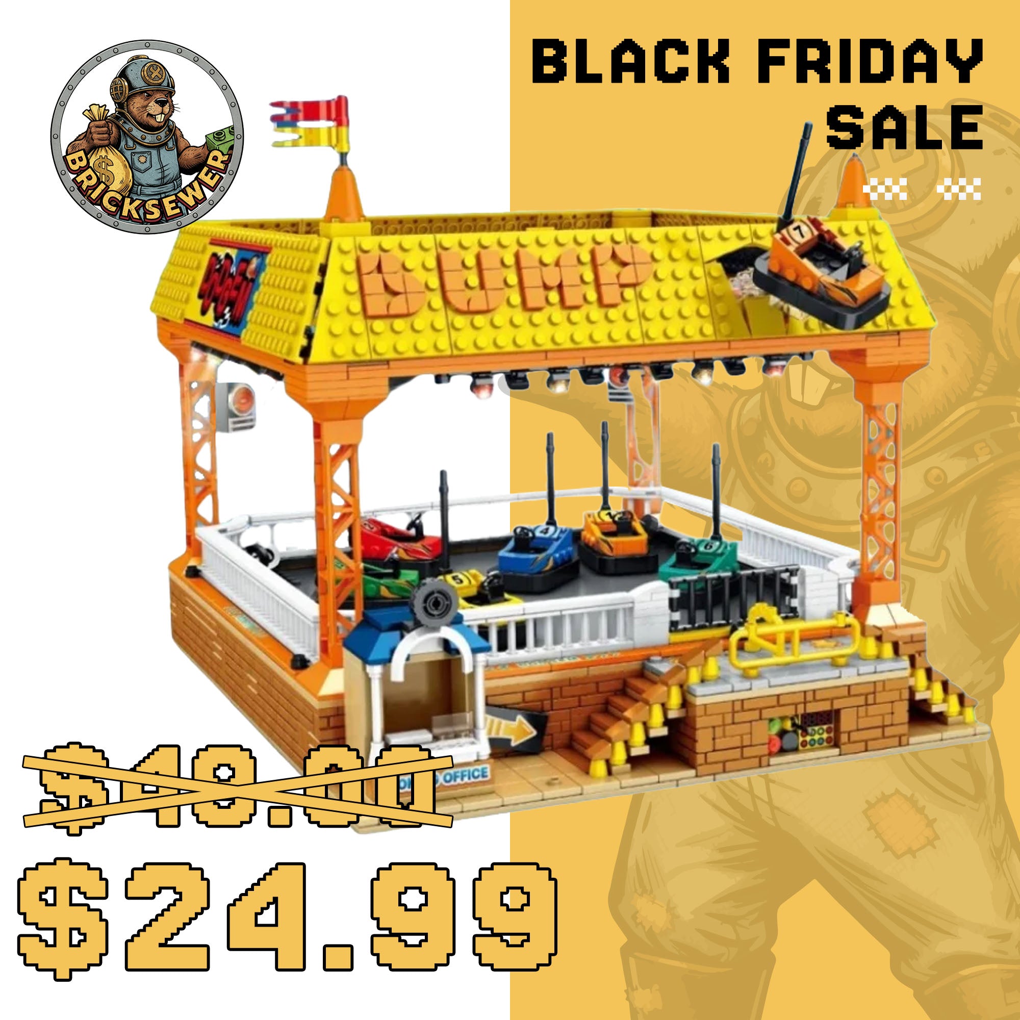 CBOX JD037 Amusement ParK Bumper Car Modular Buildings